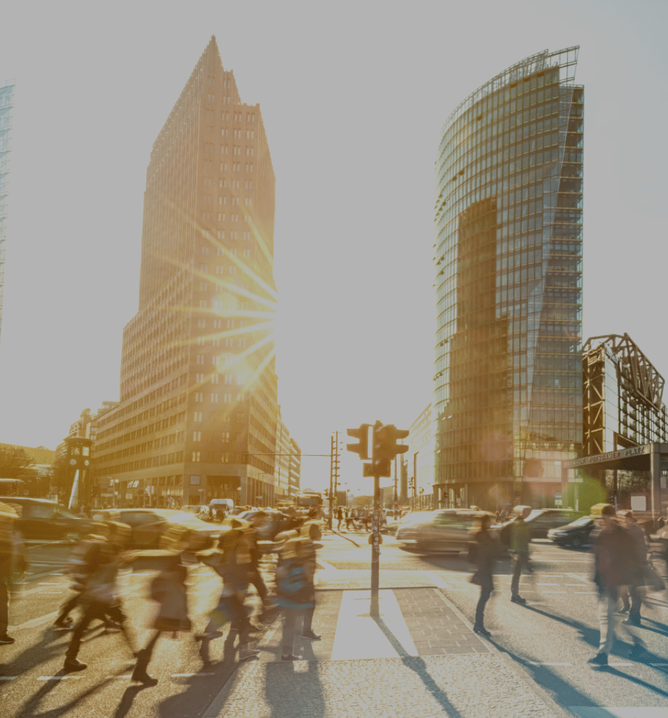 Potsdamer Platz in Berlin für ADAC Kommunikationskampagne