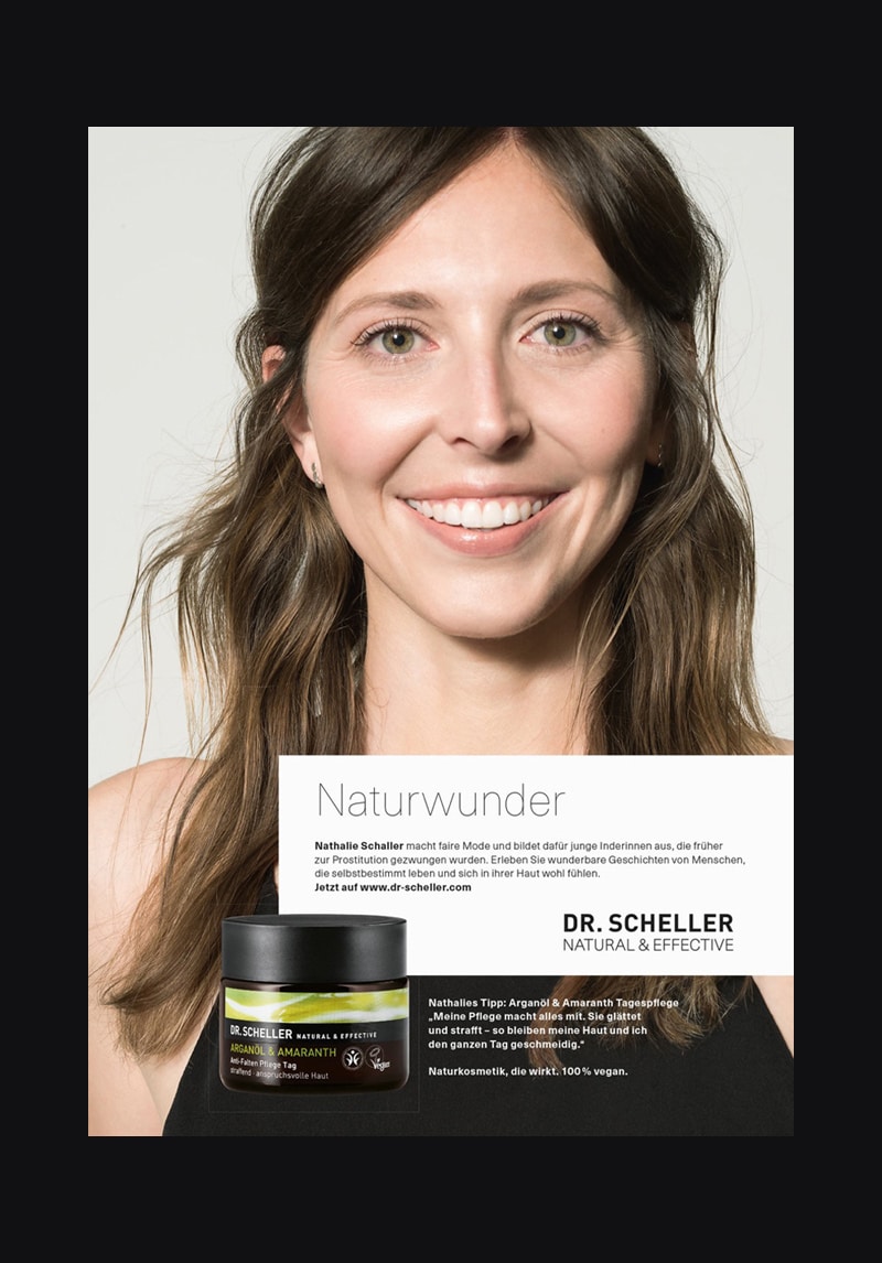 Print Produkt im Rahmen des Dr. Scheller Brand Relaunch