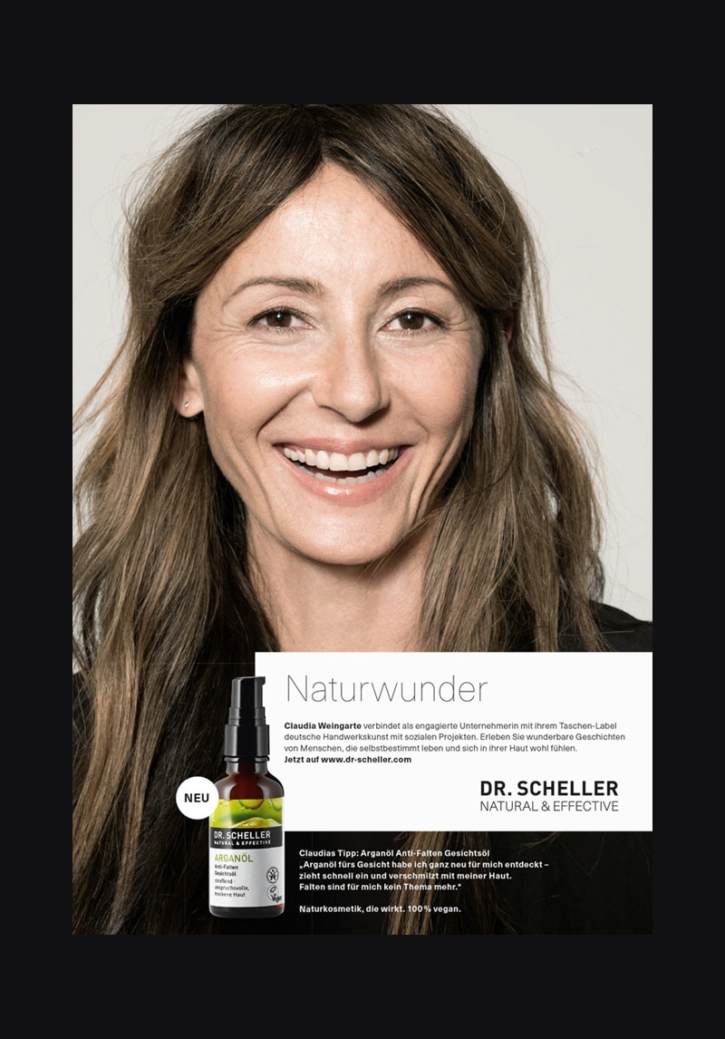 Visual as part of the Dr. Scheller brand relaunch