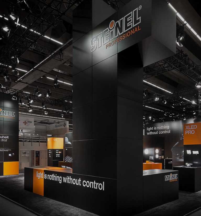 Tetris goes B2B: Trade show stand for STEINEL